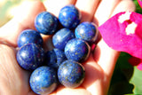 xPerfect Pendant™ - Lapis Lazuli Sphere Pendant + 26" 925 Chain: ZENERGY GEMS™