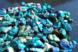 1/8" - 1/4" CHARGED 500cts [TINY] BABY PEACOCK ORE Chalcopyrite Crystals