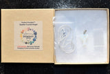 Opalite Crystal Angel Pendant + 20" Silver Chain