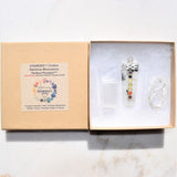 CHARGED 7 Chakra Rainbow Moonstone Crystal Perfect Pendant + 20" Chain WOW