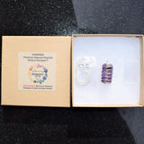 Premium Grade Russian Charoite Crystal Perfect Pendant + 20" Silver Chain