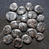 [1] Fireworks Flash Astrophyllite Crystal Pocket Palm Stone ZENERGY GEMS ~30g