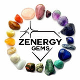 [1] MD Sunstone Crystal Puffy Heart / Palm Stone Reiki ZENERGY GEMS