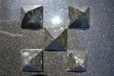 [1] RARE! Charged 2" (50mm) Nuummite Pyramid Crystal Healing Energy REIKI ~110g