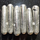 CHARGED Pyrite Crystal Round 4.0" Healing Massage Wand Reflexology 800cts [RARE]